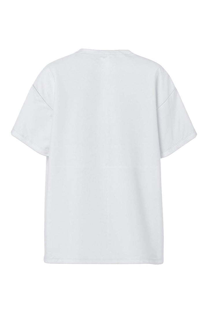 Pieces - Pcalifi Fasttrack Ss Oversize Tee - 4988804 Bright White Crunchy Ideas