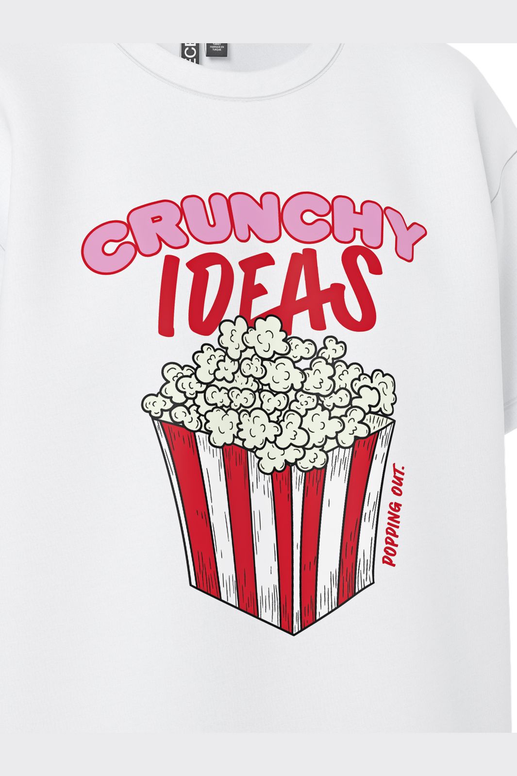 Pieces - Pcalifi Fasttrack Ss Oversize Tee - 4988804 Bright White Crunchy Ideas