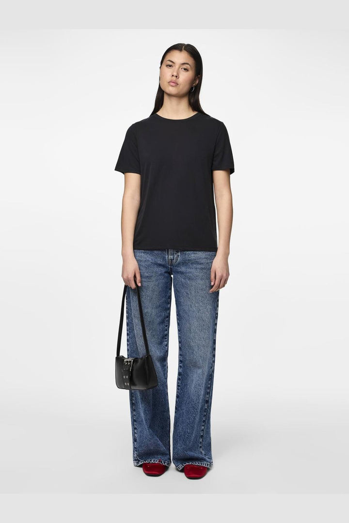 Pieces - Pcanora Ss Tee - 4551802 Black