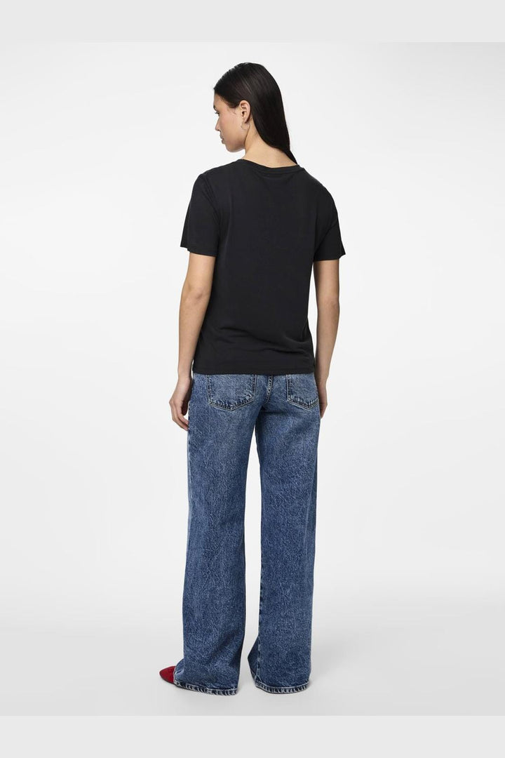 Pieces - Pcanora Ss Tee - 4551802 Black