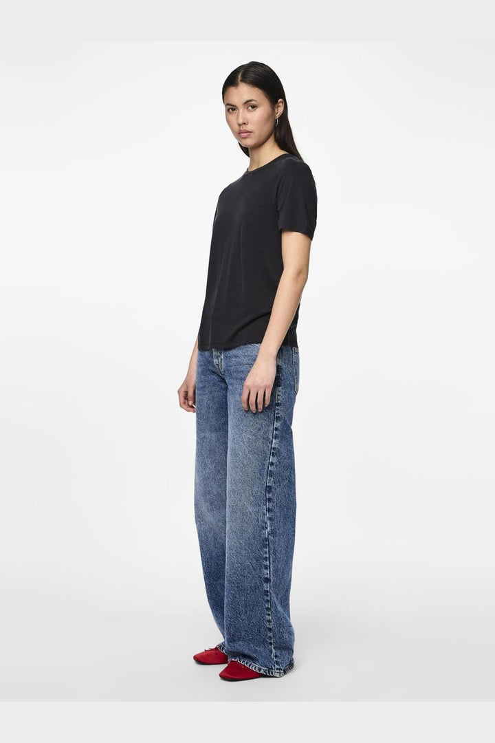 Pieces - Pcanora Ss Tee - 4551802 Black