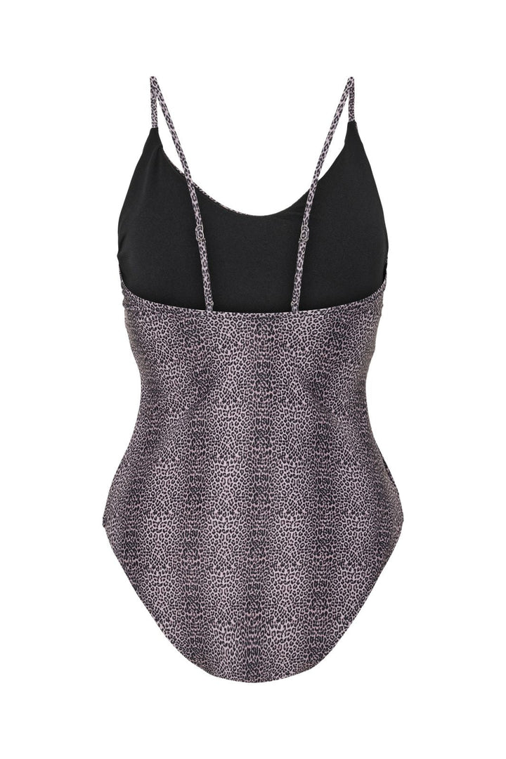 Pieces - Pcbaomi Swimsuit - 4964535 Black Mini Leo