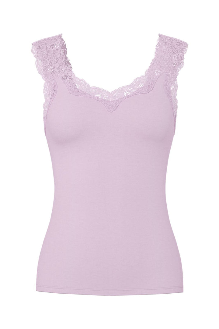 Pieces - Pcbarbera Lace Top - 4905219 Winsome Orchid