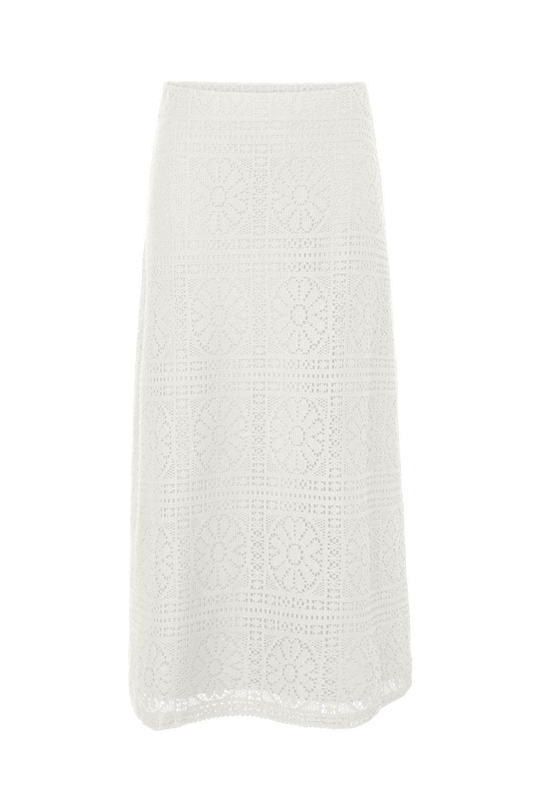 Pieces - Pcbonnie Ankle Skirt - 4938846 Cloud Dancer