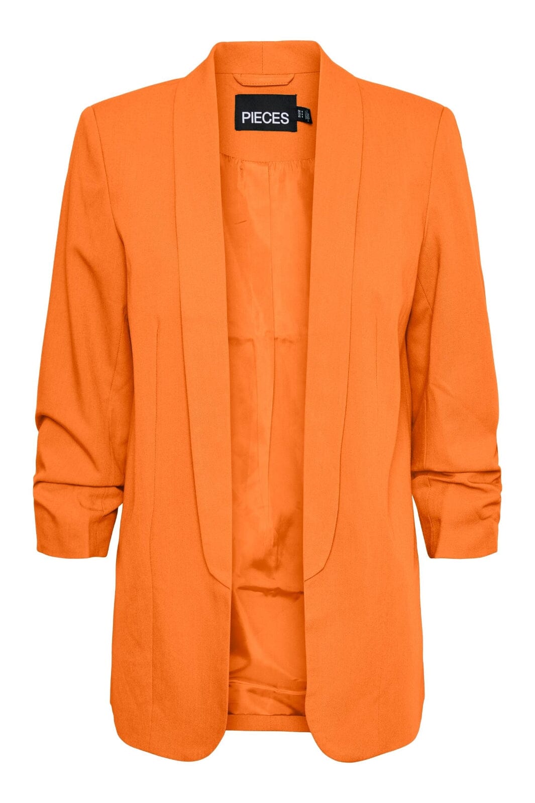 Pieces - Pcboss 3/4 Blazer - 4251278 Persimmon Orange Blazere 