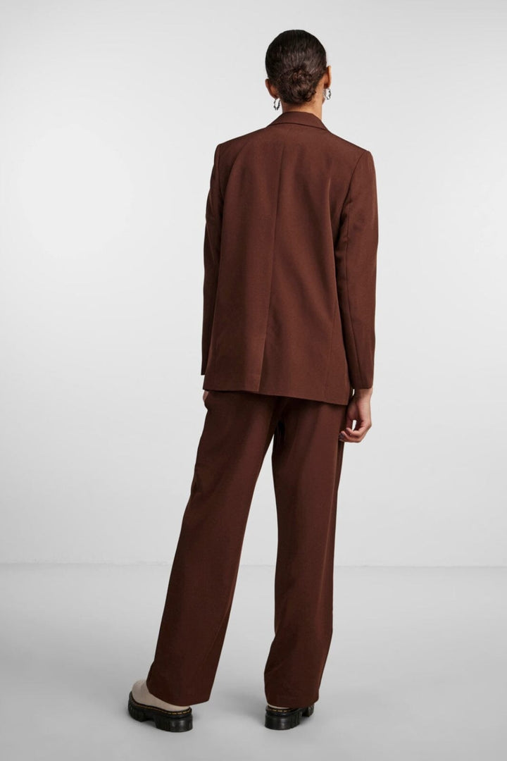 Pieces - PcBossy Ls Loose Blazer - Chicory Coffee Blazere 