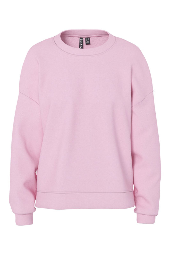 Pieces - Pcchilli Ls Loose Sweat - 4962647 Roseate Spoonbill