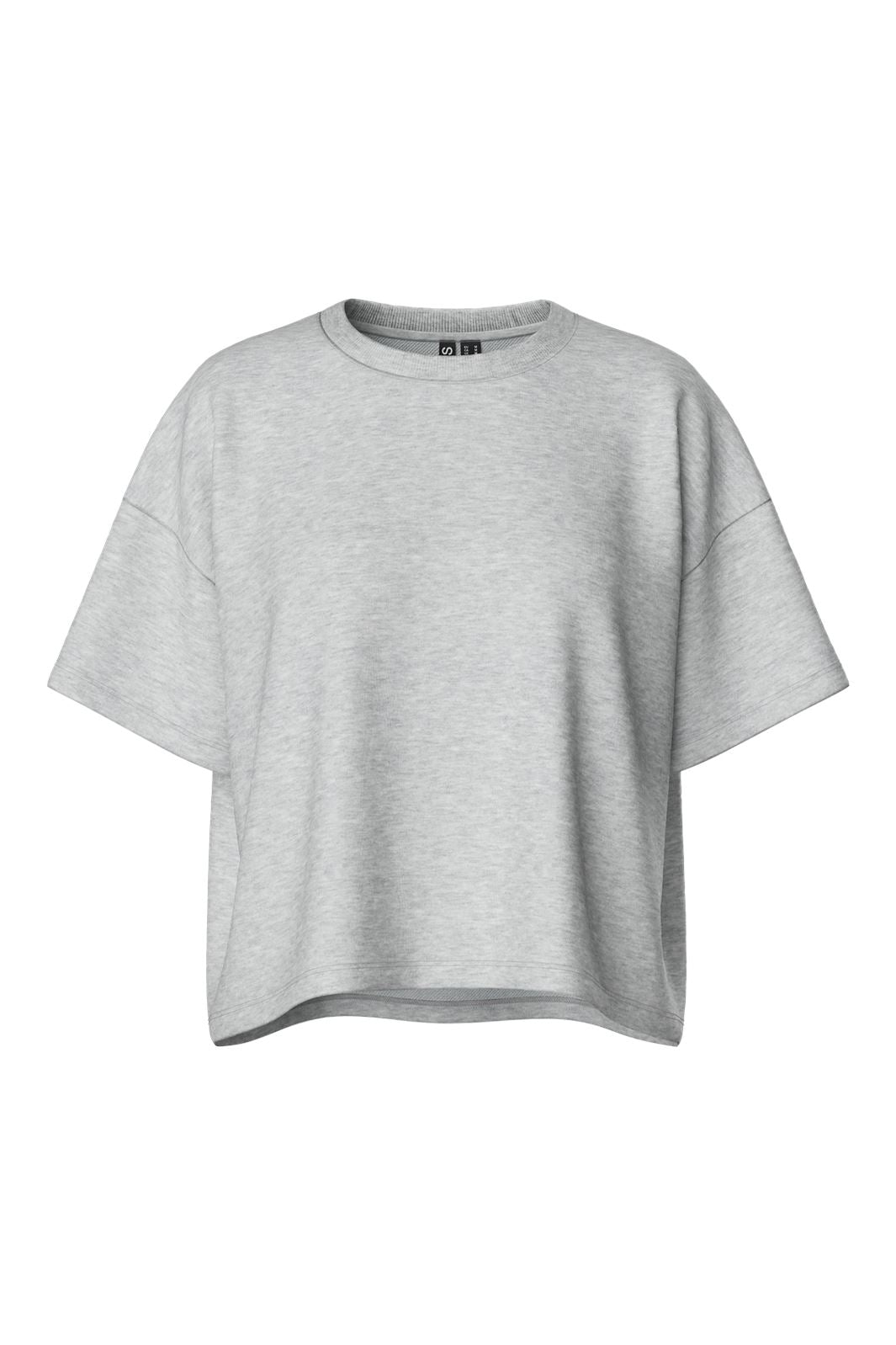 Pieces - Pcchilli Summer 2/4 Loose Sweat - 3746036 Light Grey Melange