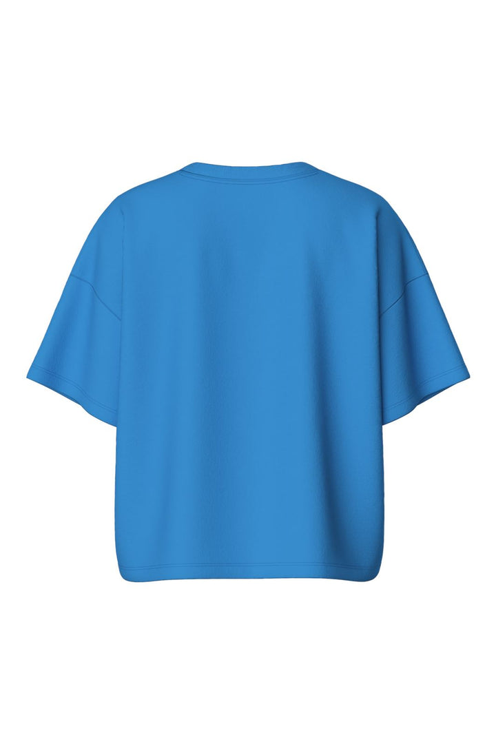 Pieces - Pcchilli Summer 2/4 Loose Sweat - 4642164 Azure Blue