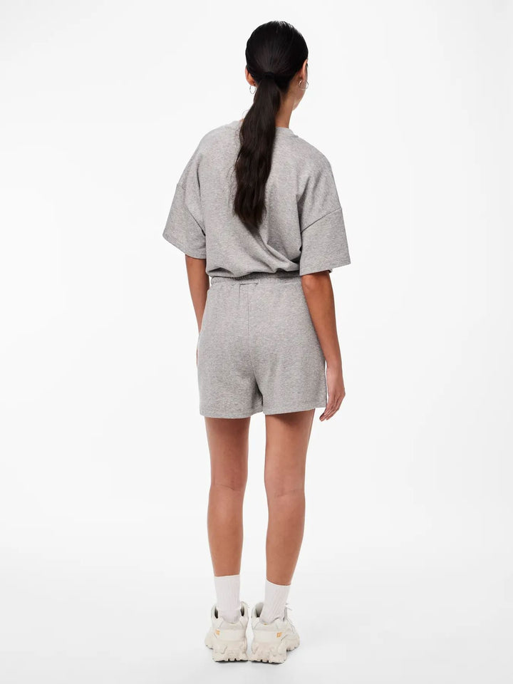 Pieces - Pcchilli Summer Shorts - Light Grey Melange 