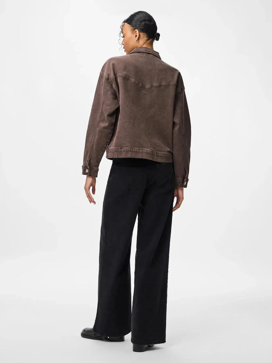 Pieces - Pcelma Denim Jacket - 4957420 Hot Fudge Jakker 