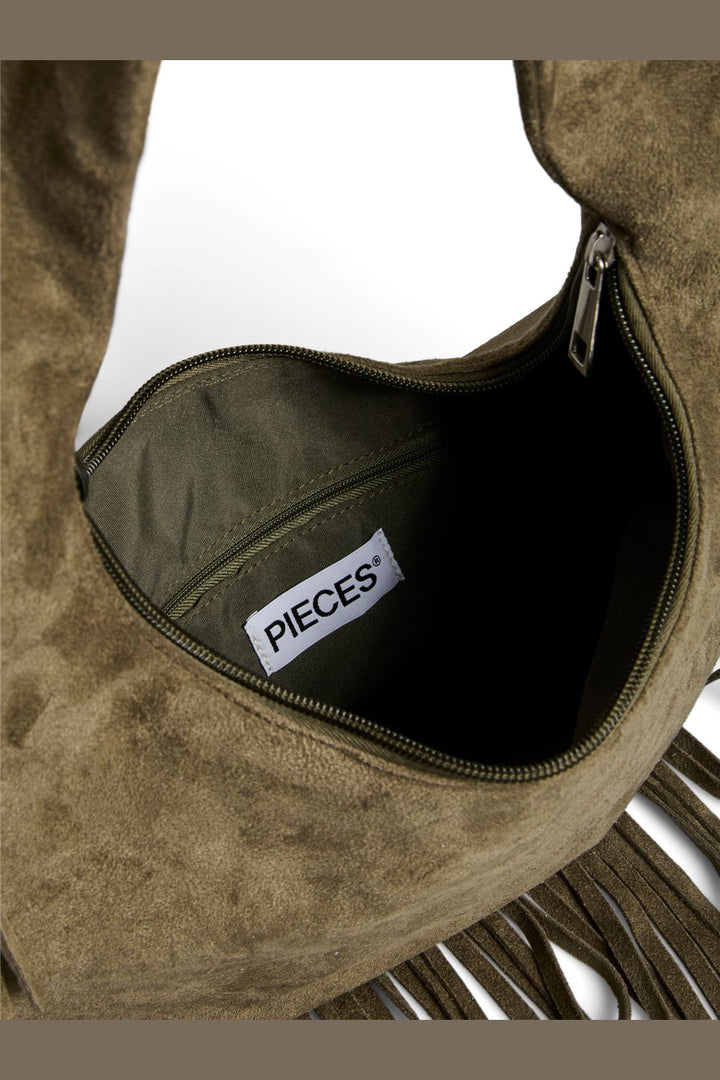Pieces - Pcfina Fringe Shoulder Bag Pp - 5053347 Woodbine