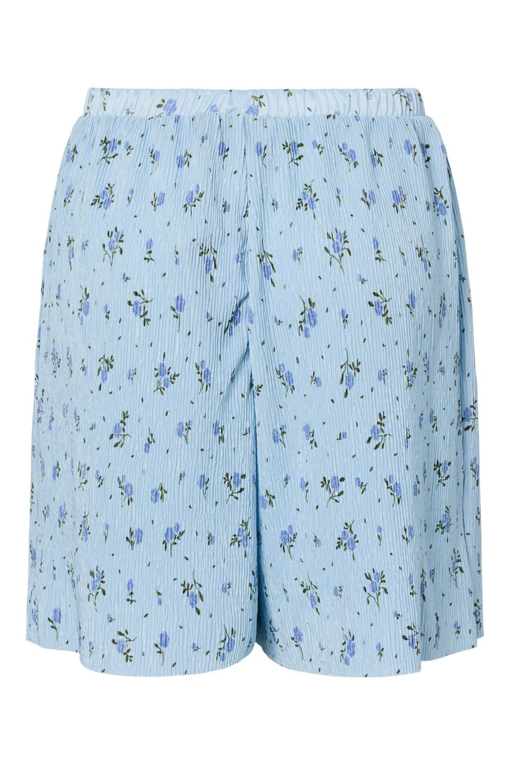 Pieces - Pcflora Shorts Msa - 4963657 Cashmere Blue Blue Flowers
