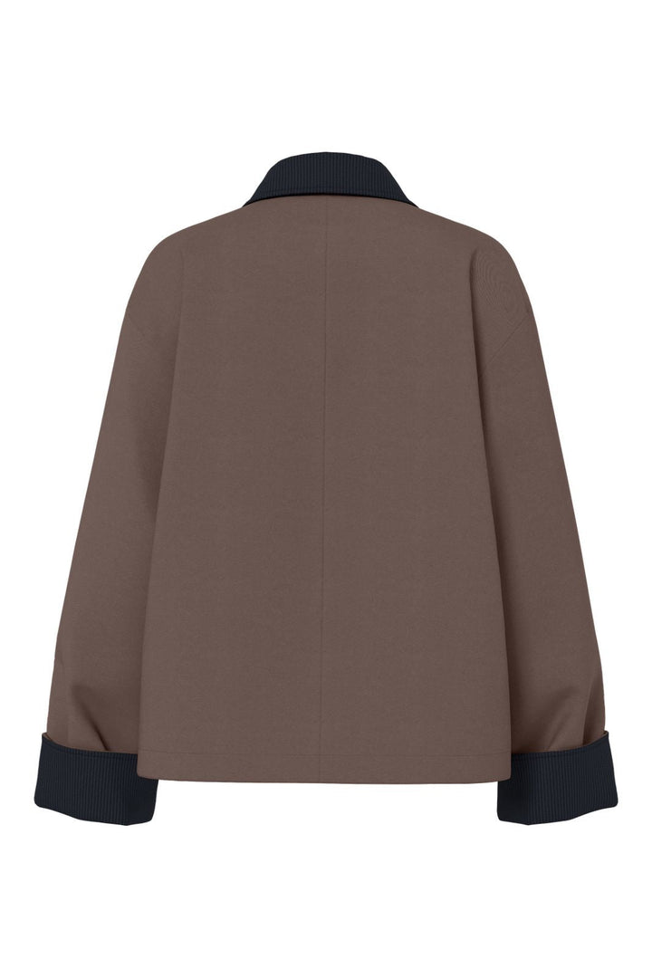 Pieces - Pcjorma Short Light Jacket - 4927144 Coffee Quartz Black