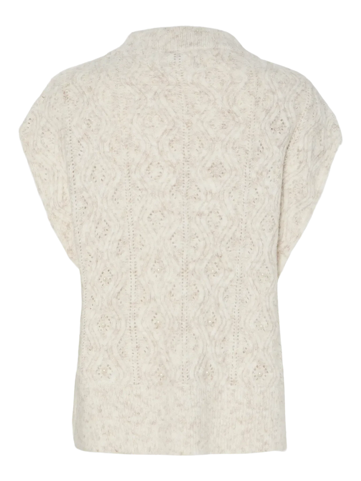 Pieces - Pcjovie Poncho - 4835360 Birch Tørklæder 