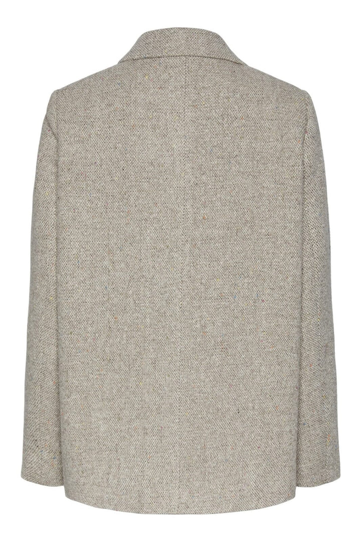 Pieces - Pcjudo Blazer Jacket - 4312391 Light Grey Melange Blazere 