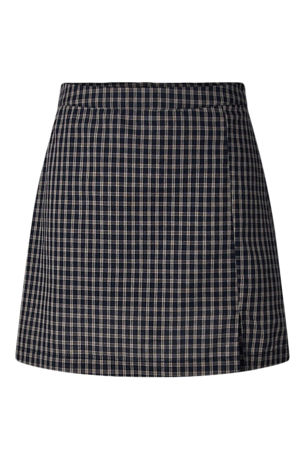 Pieces - Pcjuna A-Shaped Short Skirt - 5179490 Maritime Blue Birch