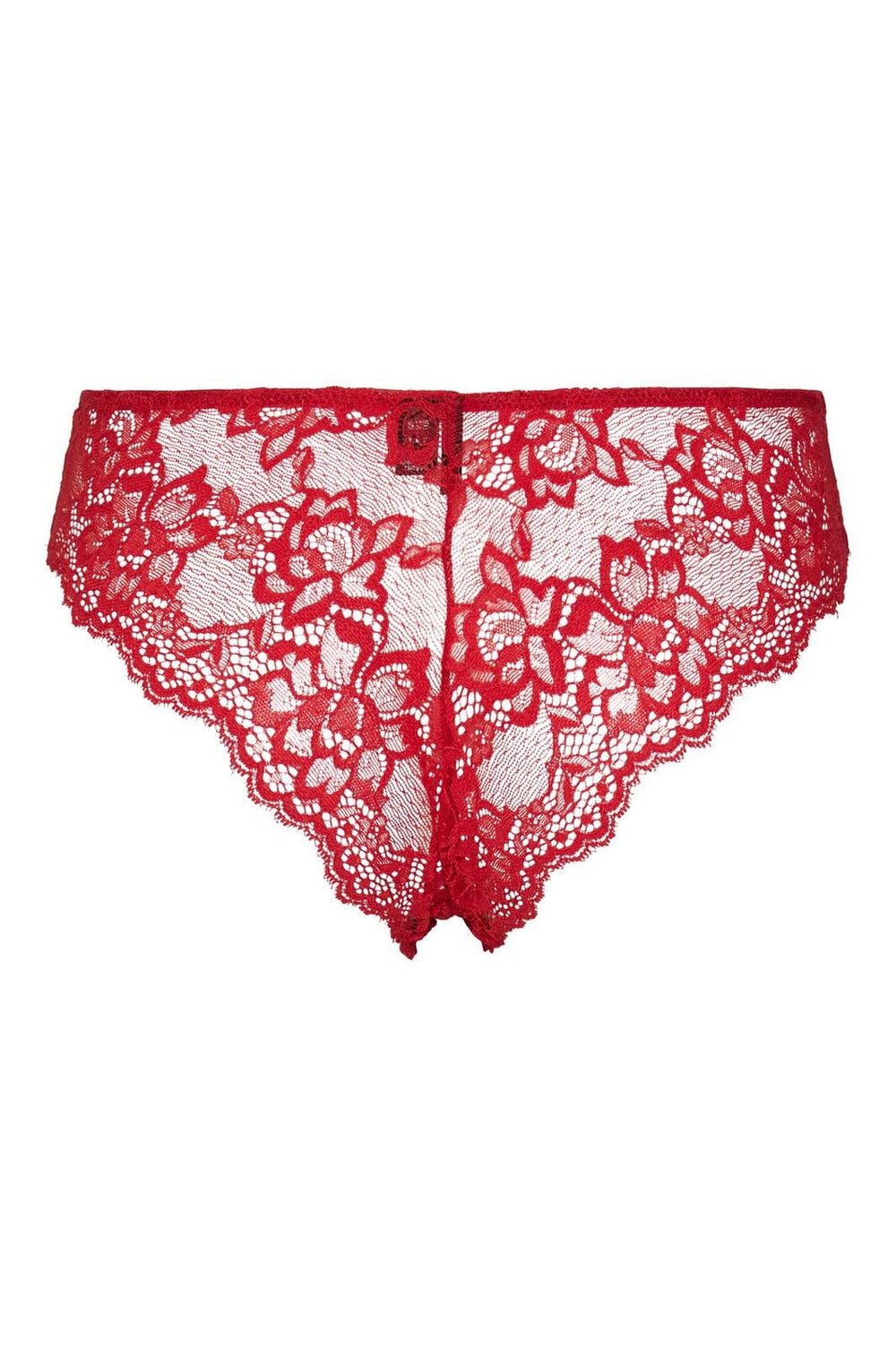 Pieces, Pclina Lace Wide Brief 2-Pack, Salsa