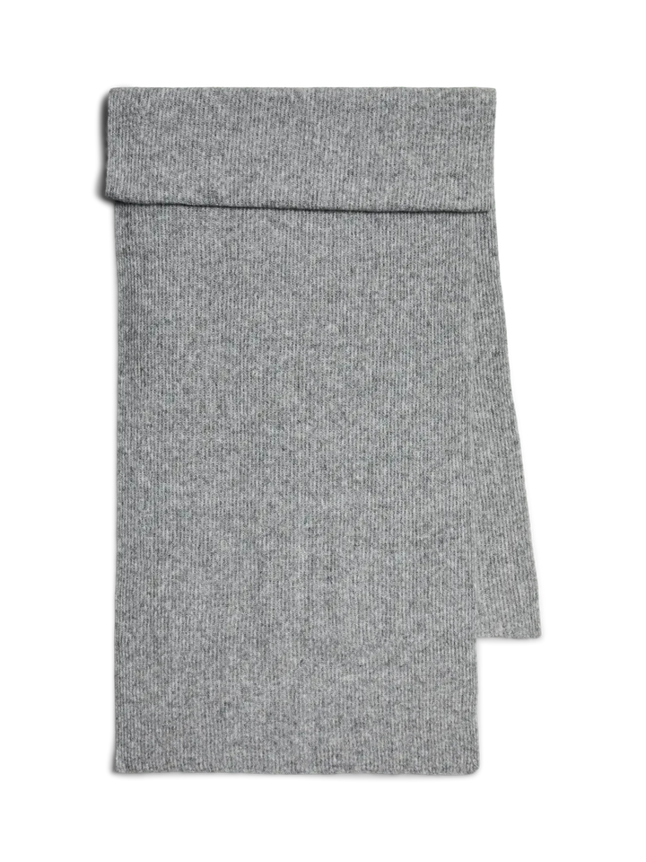 Pieces - Pcmoella Scarf - 4547299 Whitecap Gray Melange Tørklæder 