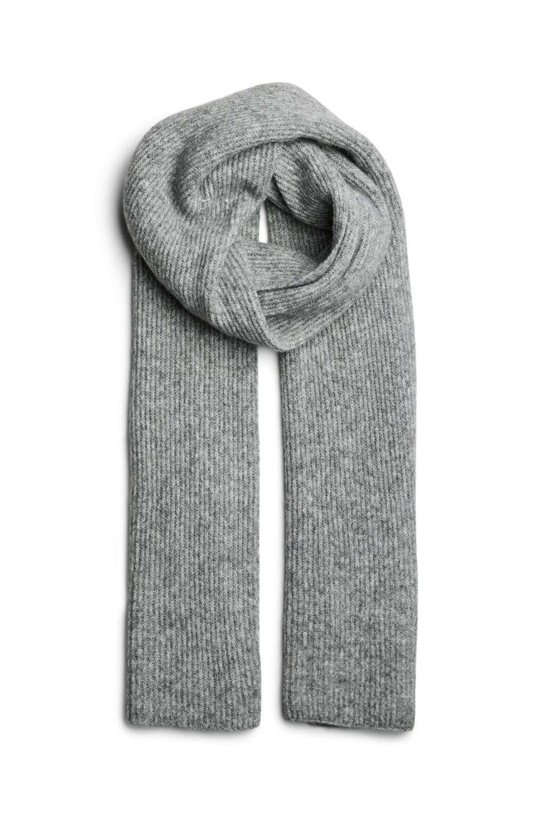 Pieces - Pcmoella Scarf - 4547299 Whitecap Gray Melange Tørklæder 