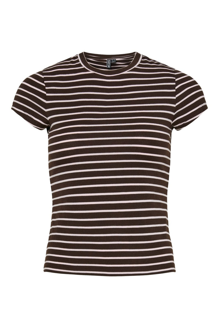 Förbeställning - Pieces - Pcmonique Cap Sleeve Tee - 4944920 Delicioso Pink Tulle