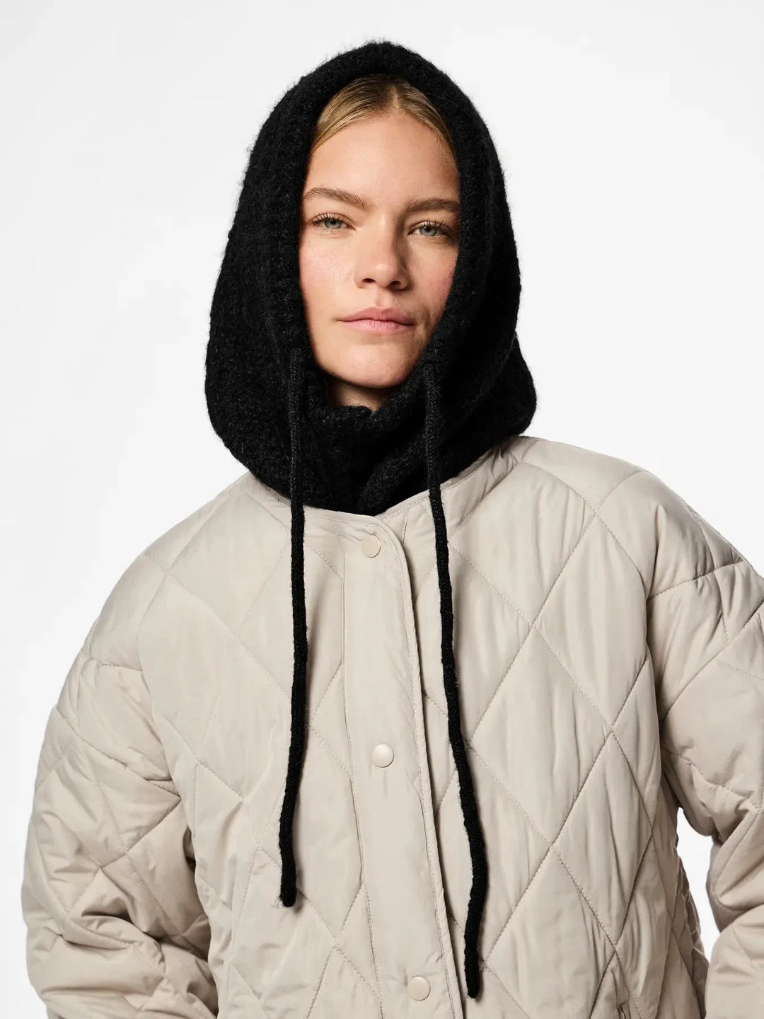 Pieces - Pcnambi Balaclava - 4863704 Black Huer 