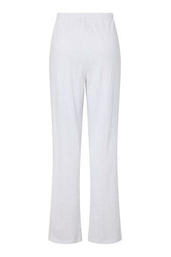Pieces - Pcnilla Pointelle Pant - 5097148 Bright White Nattøj 