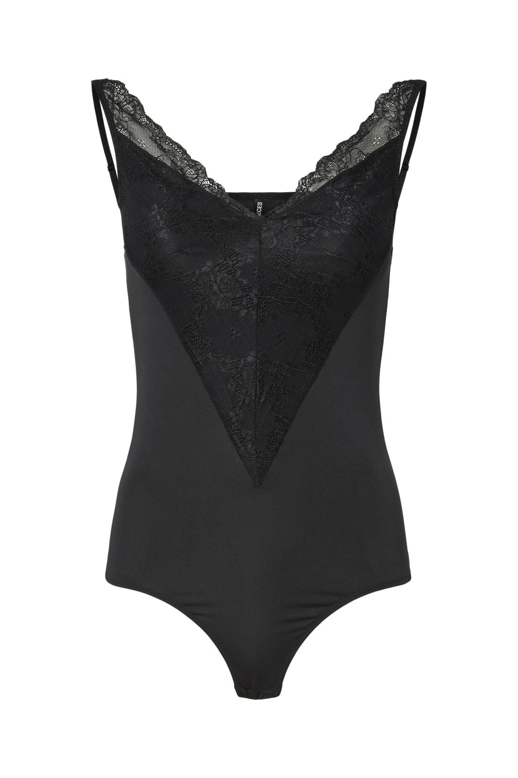 Pieces - Pcolivia Sl Lace Bodystocking - 4803109 Black