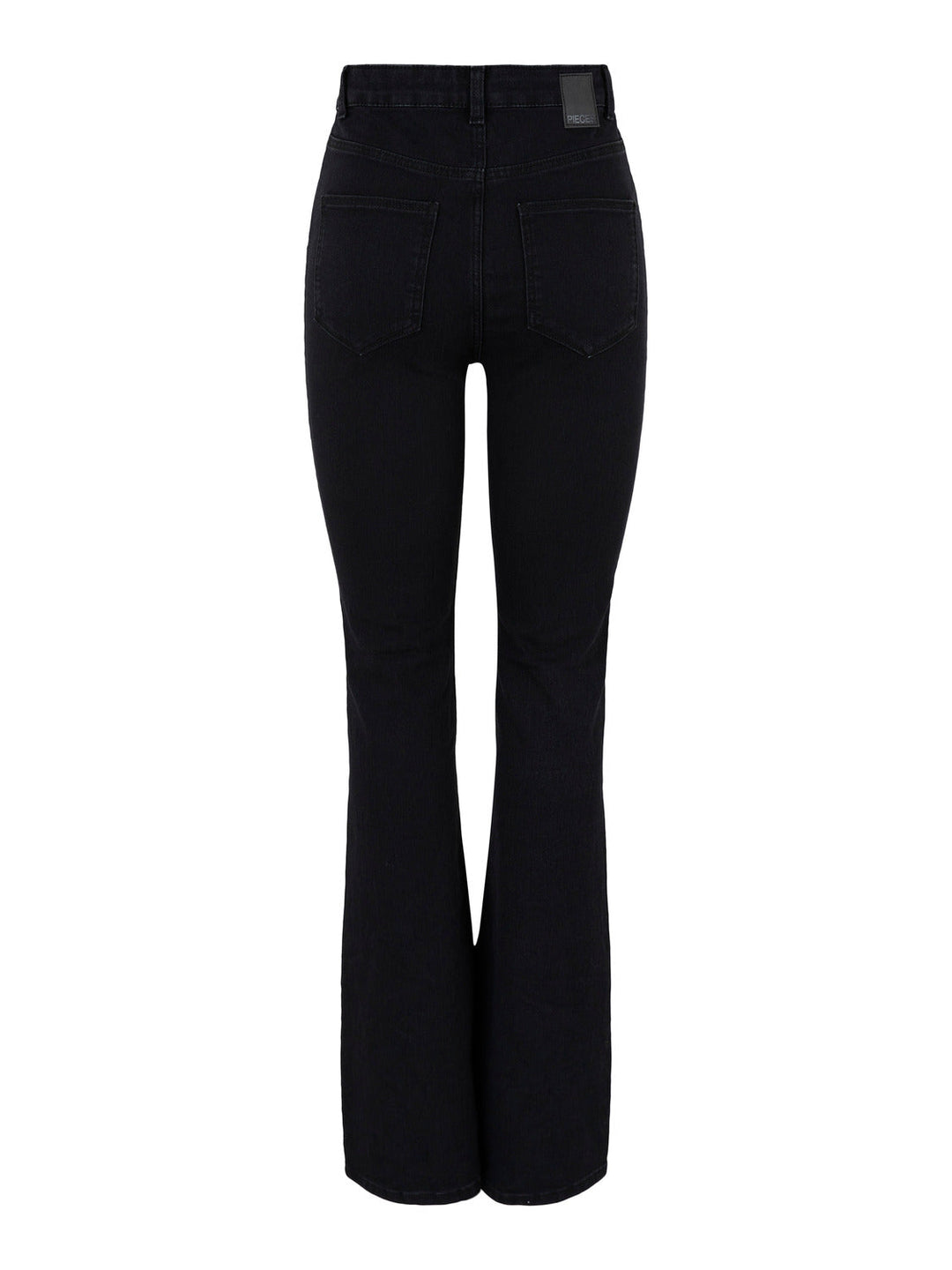 Pieces, Pcpeggy Flared Hw Jeans Bl-Vi, Black