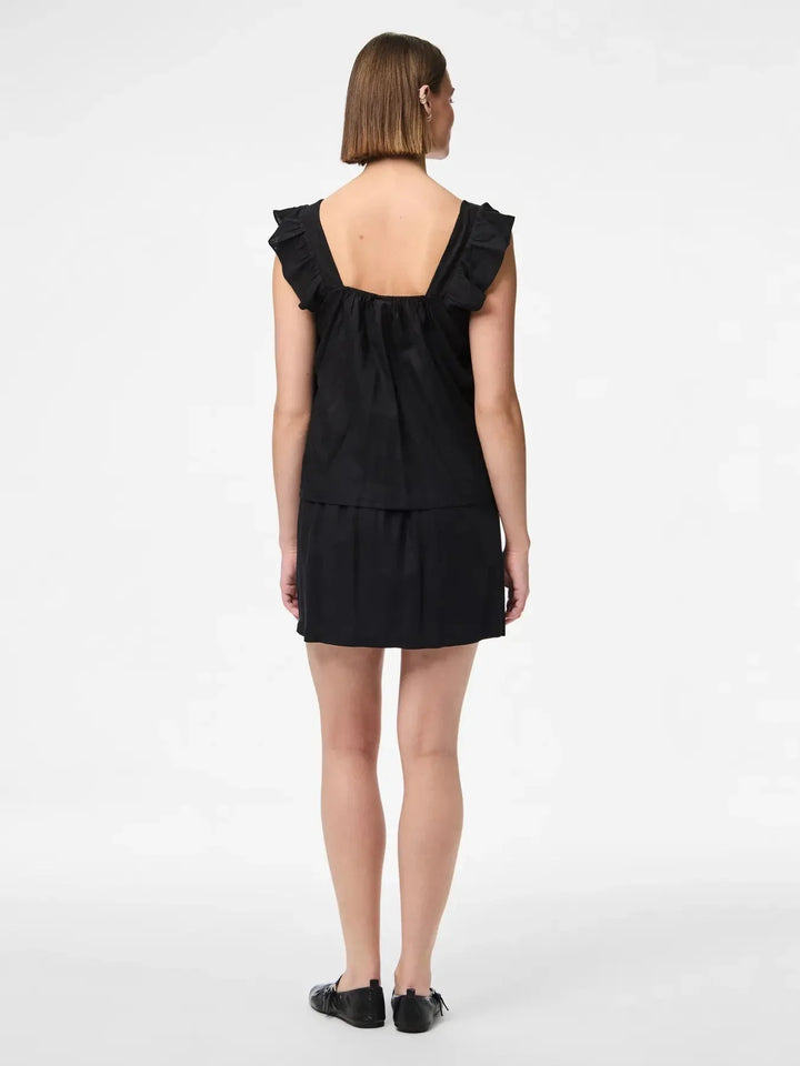 Pieces - Pcpia Sl Top - 4649003 Black Toppe 
