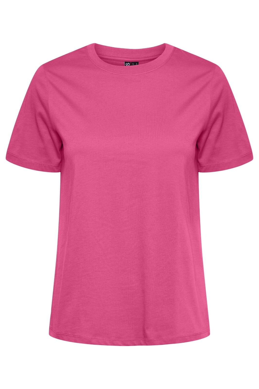 Pieces - Pcria Ss Solid Tee - 4280171 Shocking Pink T-shirts 