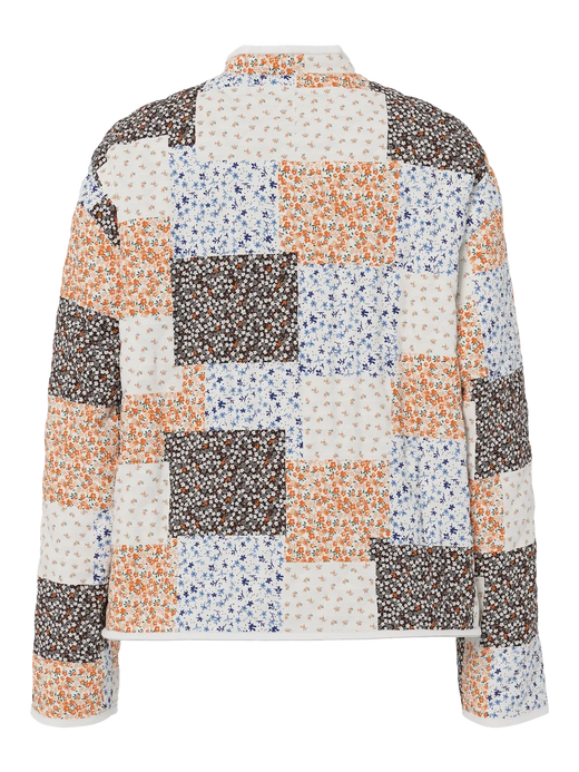 Pieces - Pcrikke Quilted Jacket - 4928324 Cloud Dancer Patchwork Jakker 