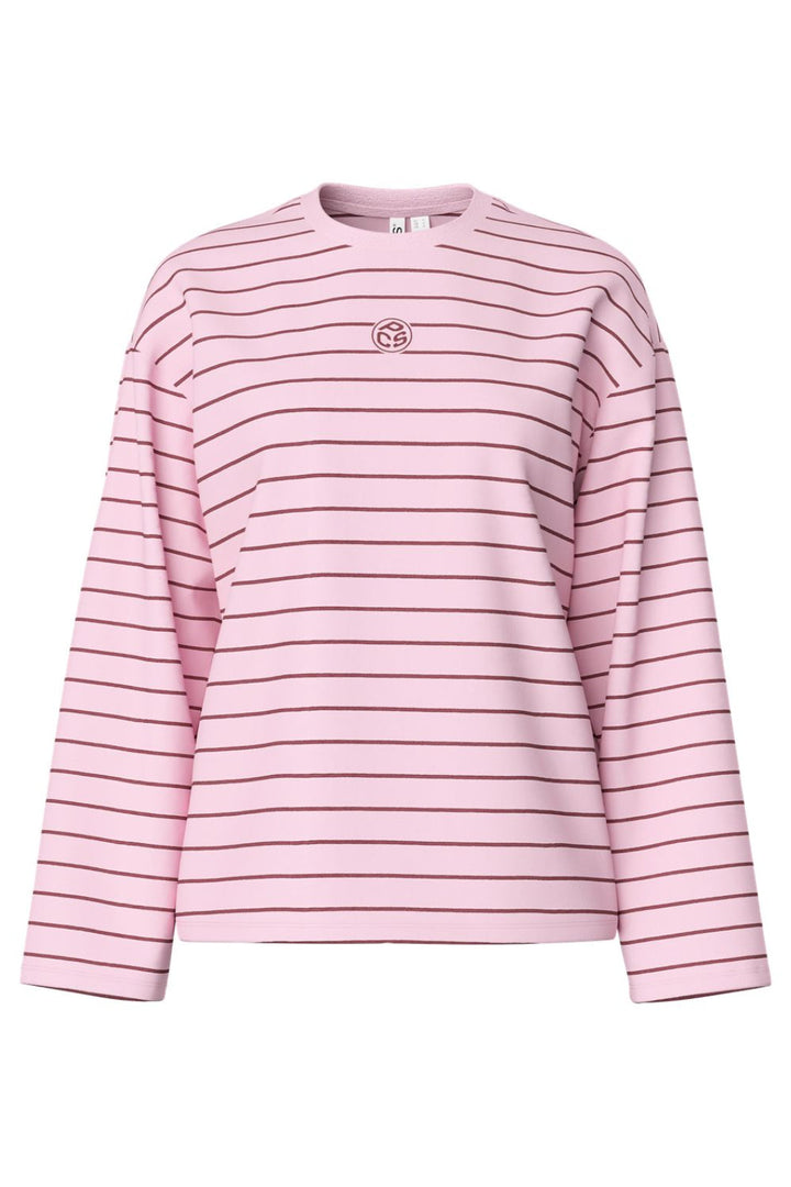 Pieces - Pcsadie Ls Barrel Sleeve Top - 5129572 Roseate Spoonbill Tawny Port