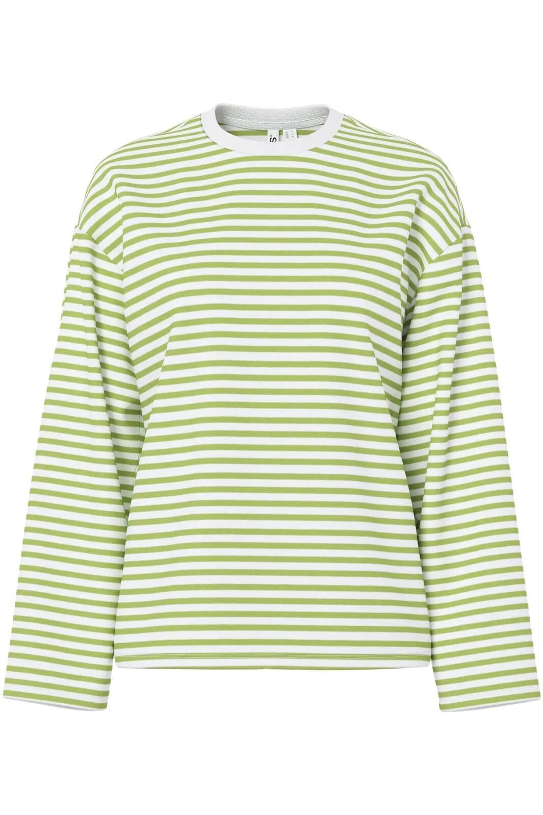 Pieces - Pcsadie Ls Top - 5090907 Bright White Herbal Garden T-shirts 