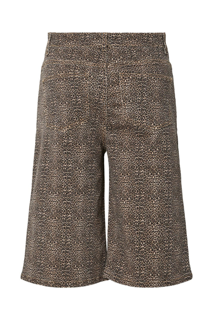 Pieces - Pcsalume Wide Shorts - 4978070 Rawhide Mini Leo