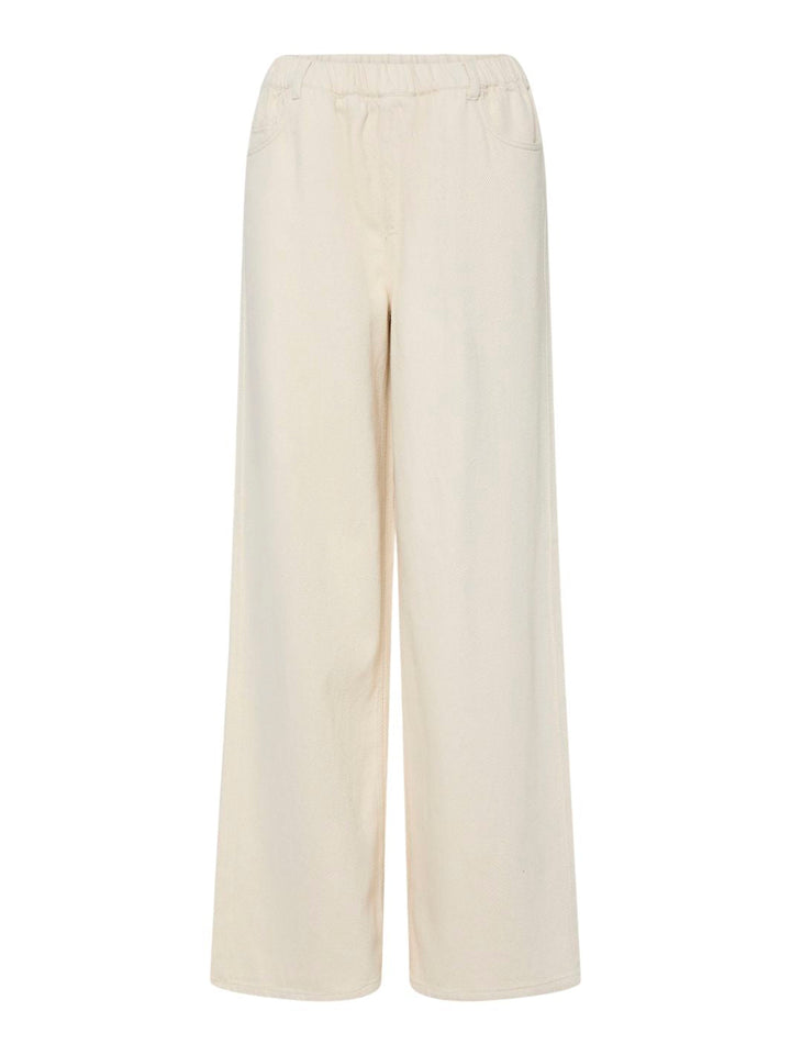 Pieces - Pcsavanna Pull Up Denim Pant - 4701764 Raw Cotton