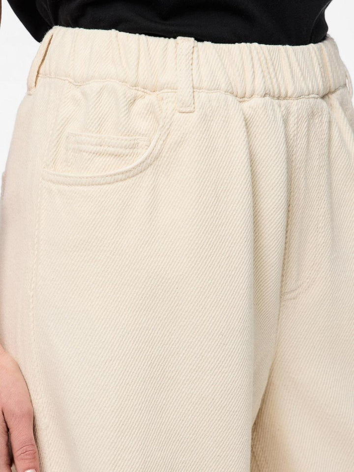 Pieces - Pcsavanna Pull Up Denim Pant - 4701764 Raw Cotton