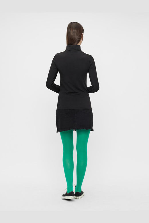 Pieces, Pcsirene Ls Rollneck Top, Black