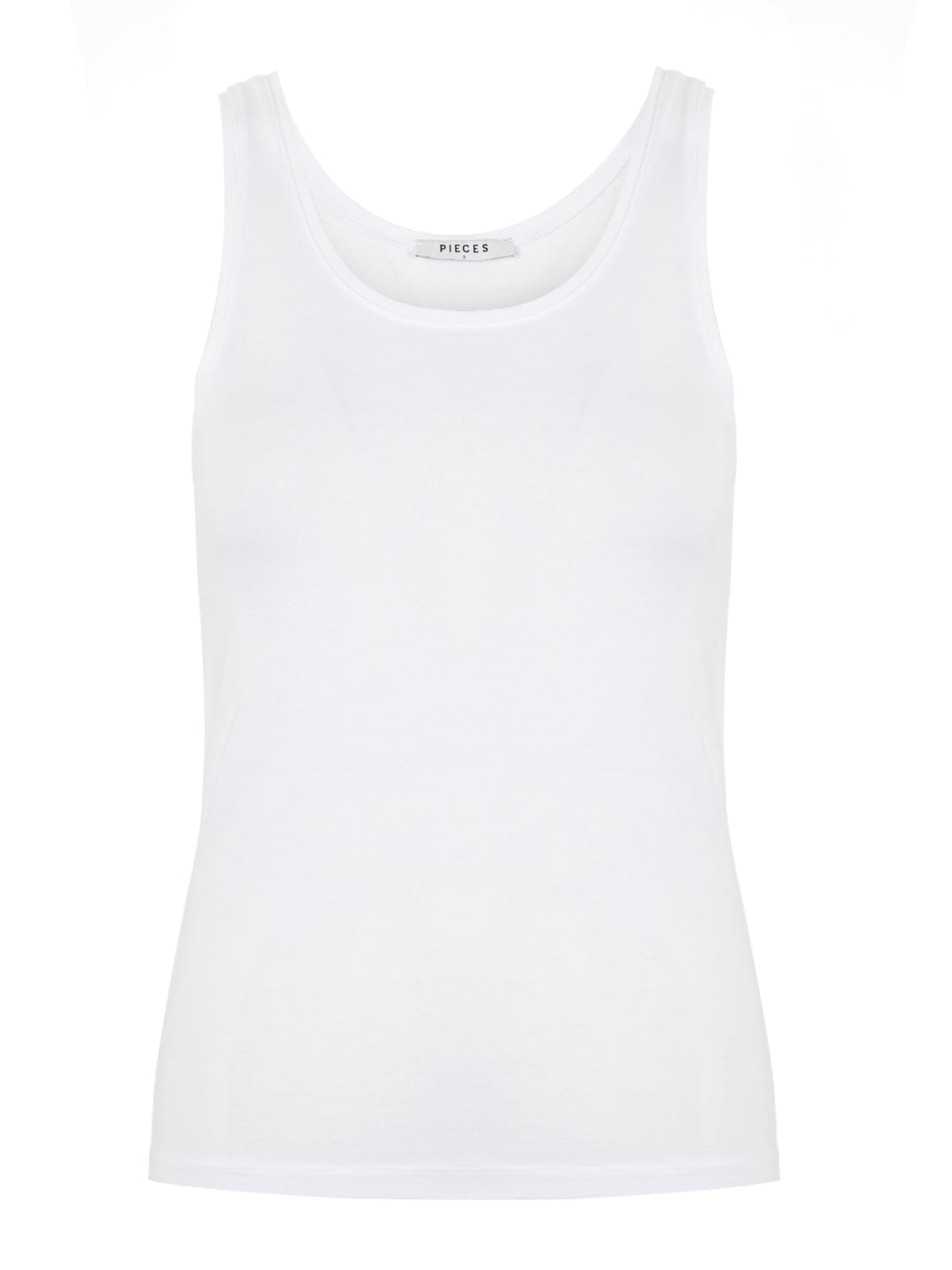 Pieces, Pcsirene Tank Top, Bright White