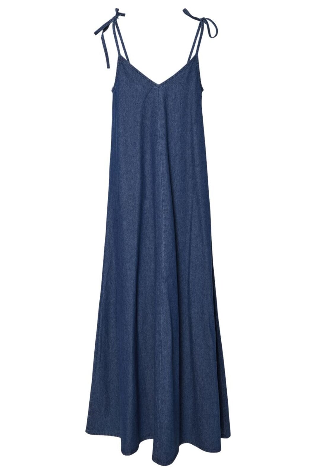 Pieces - Pctenim Slip Ankle Dress - 4755400 Medium Blue Denim Kjoler 