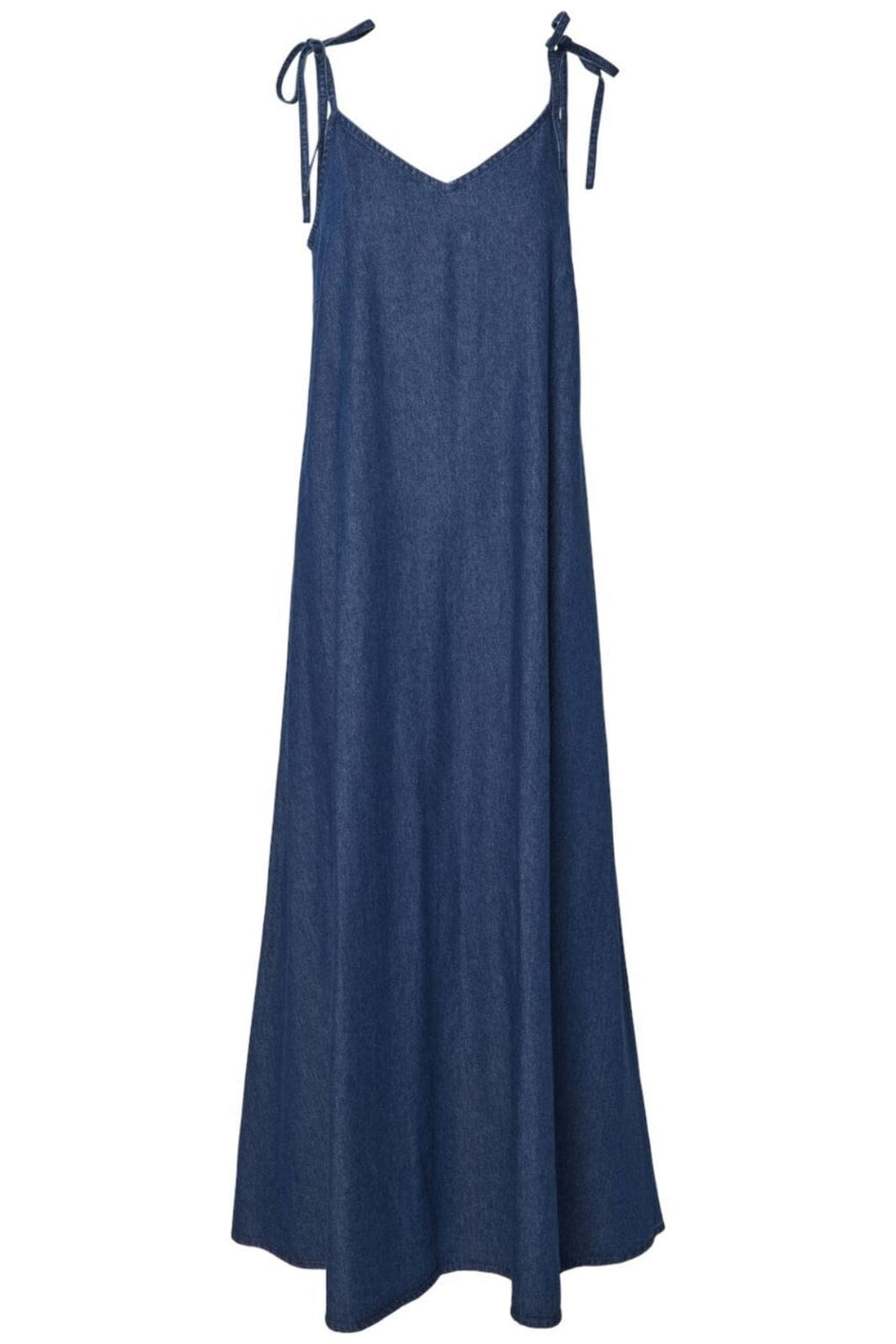 Pieces - Pctenim Slip Ankle Dress - 4755400 Medium Blue Denim Kjoler 