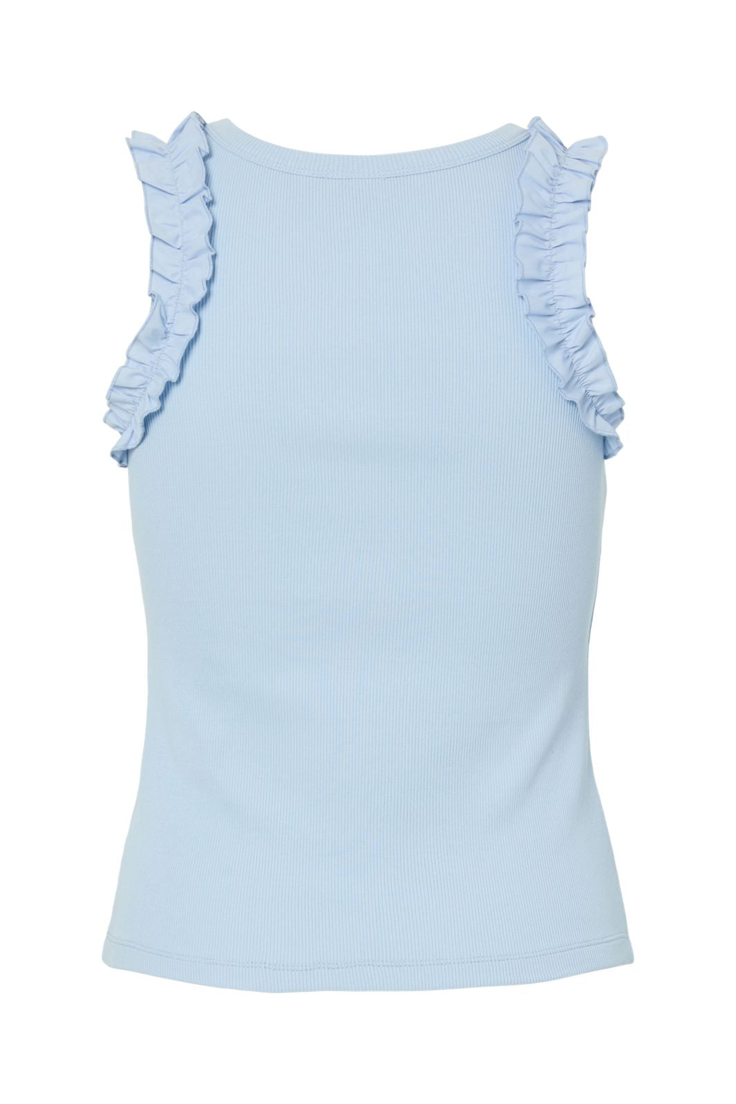 Förbeställning - Pieces - Pctubana Frill Tank Top Pp - 4935395 Cashmere Blue