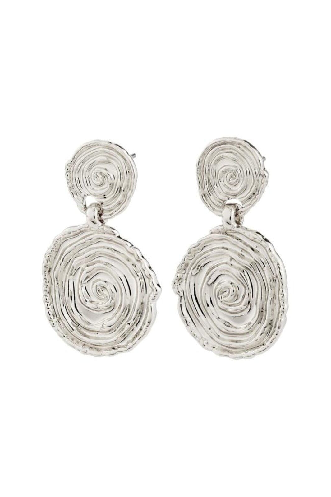 Pilgrim - Air Earrings Silver-plated 102616013 - Silver Plated