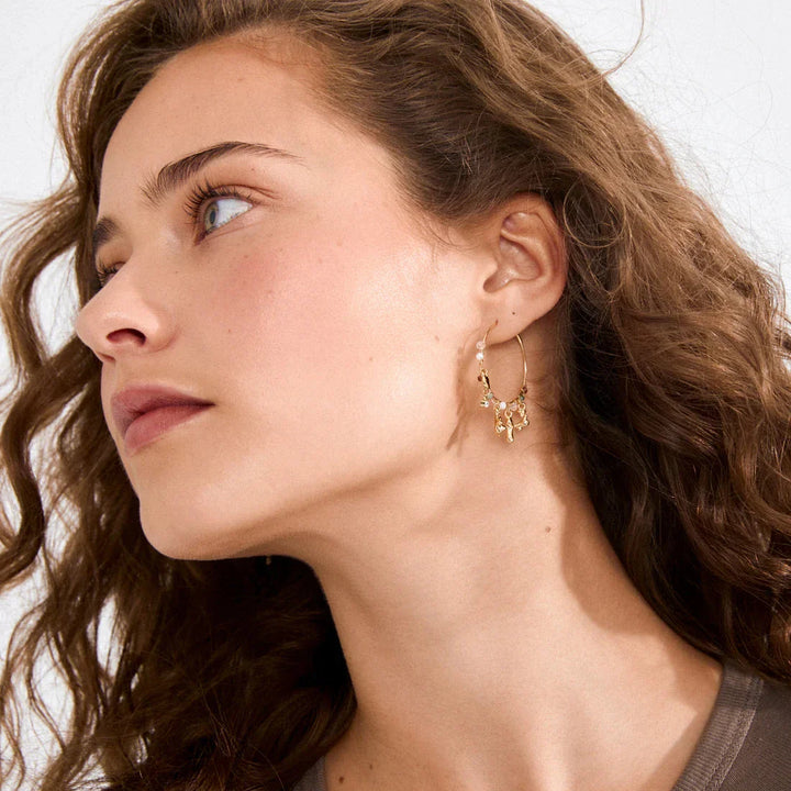 Pilgrim - Tovin Earrings Gold-plated 262622833 - Gold Plated Øreringe 