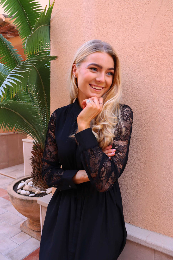 Liberte - Letty-Ls-Long-Shirt 22311 - Black