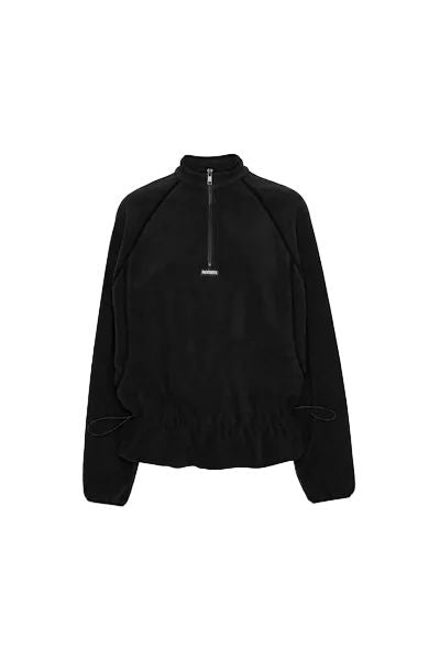 Rotate - Fleece Half Zip Jacket 115368100 - 100 Black Fleece jakker 