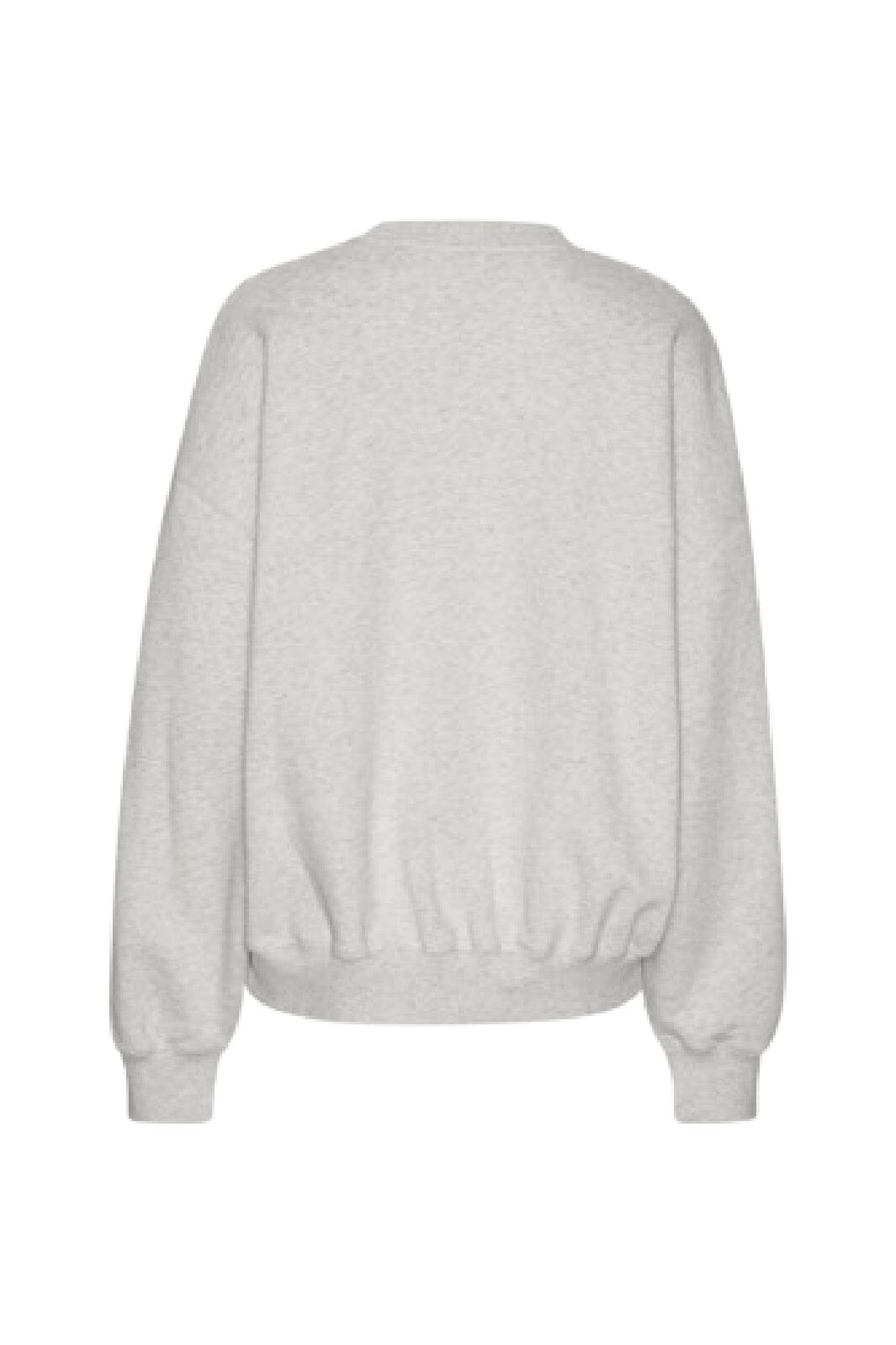 Rotate - Heavy Sweat Crewneck1143813070 - White Melange