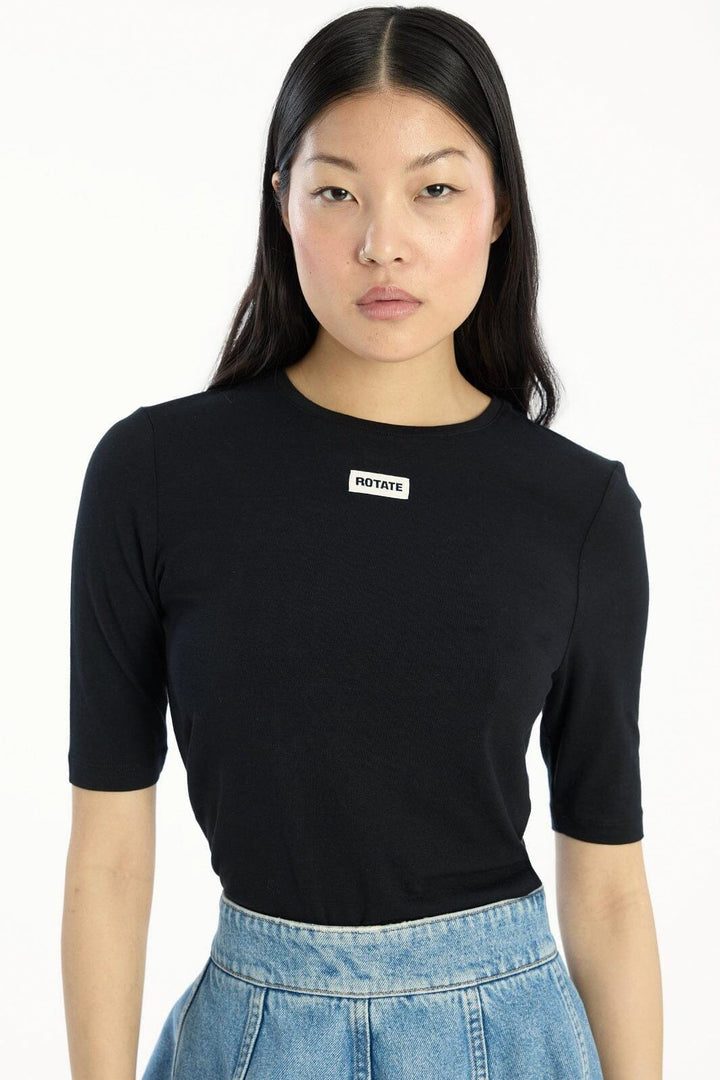 Rotate - Short Sleeve T-shirt 114787100 - 100 Black T-shirts 