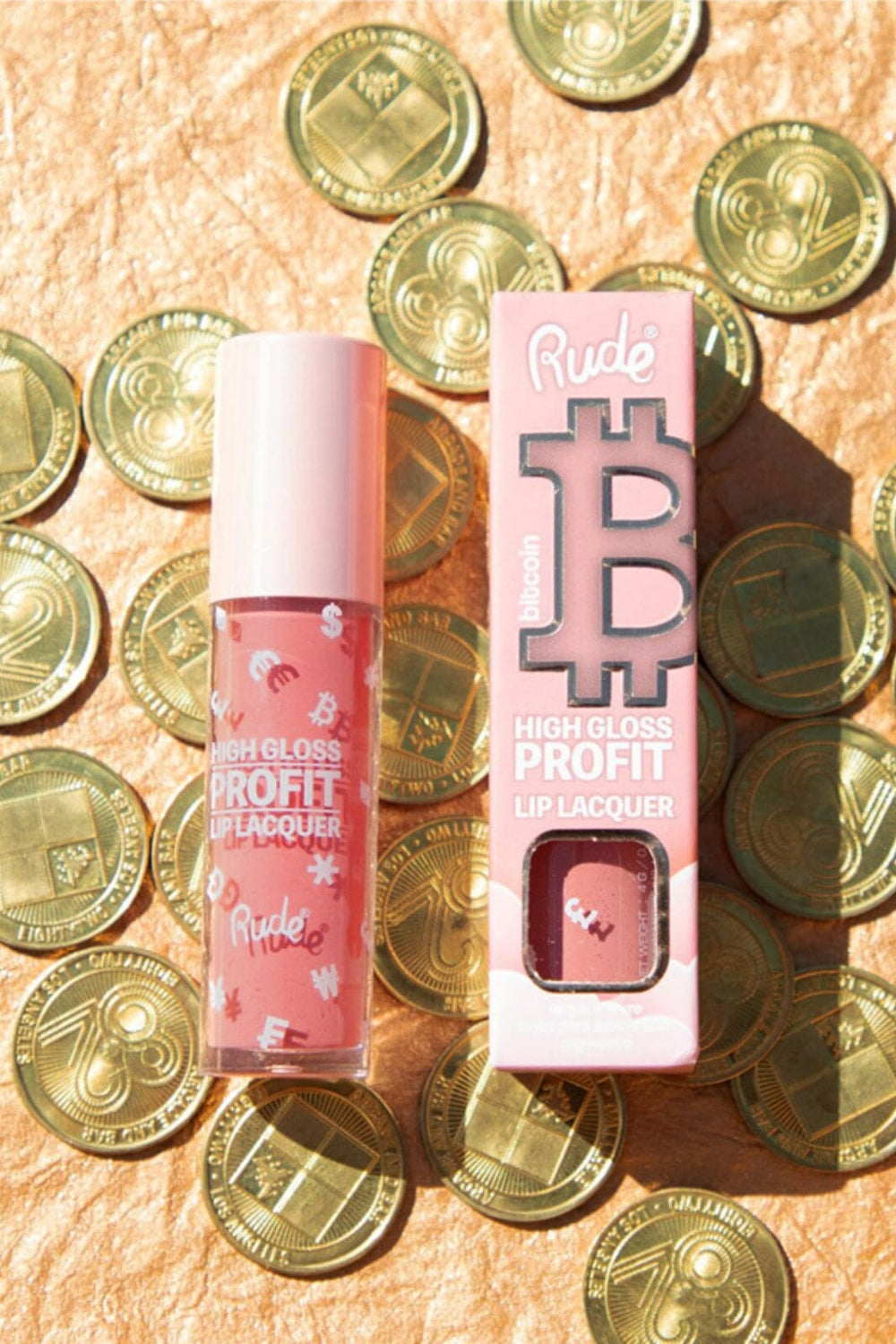 Rude Cosmetics - High Gloss Profit Lip Lacquer Bitcoin - Lipgloss 