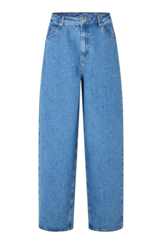Second Female - Belton Barrel Denim Jeans 60442 - 5997 Blue denim Jeans 